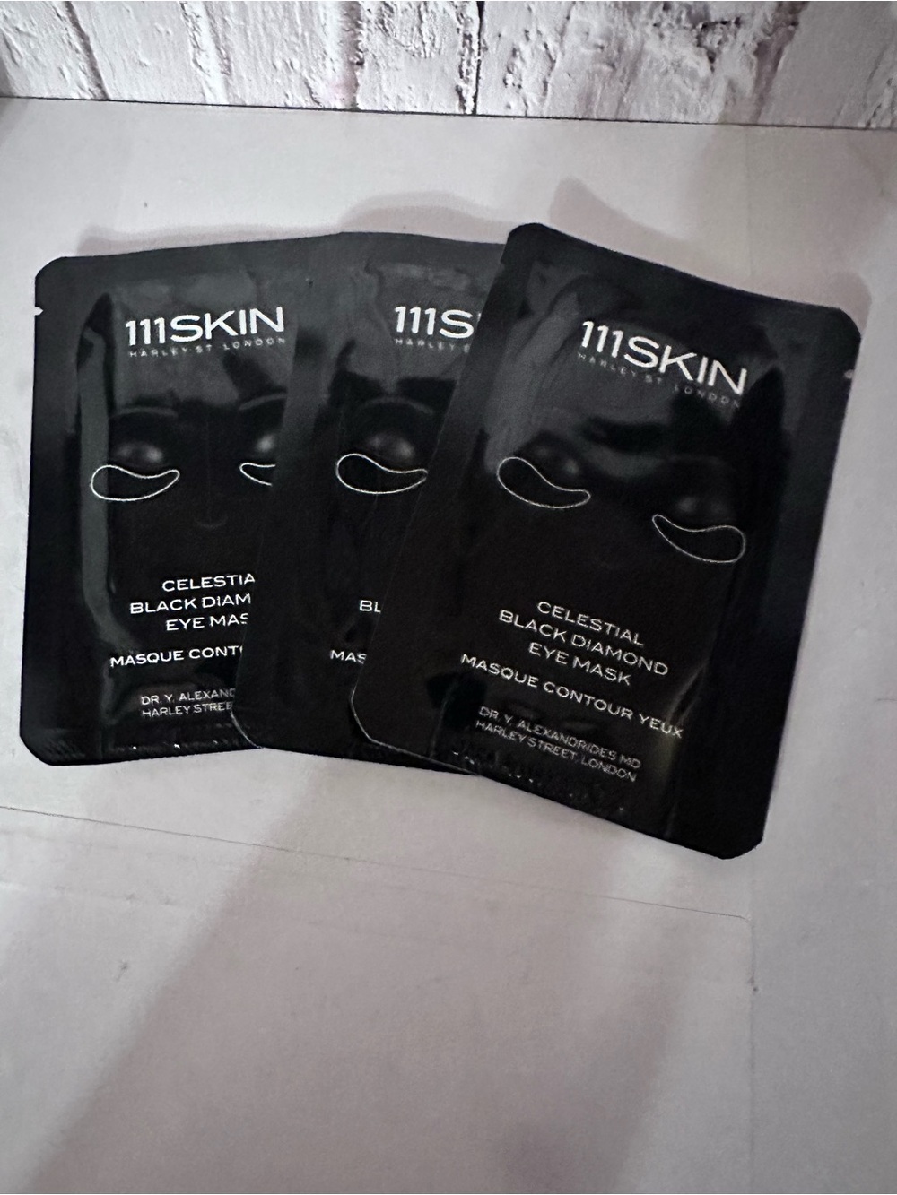111SKIN Celestial Black Diamond Eye Mask Trio Set of 3